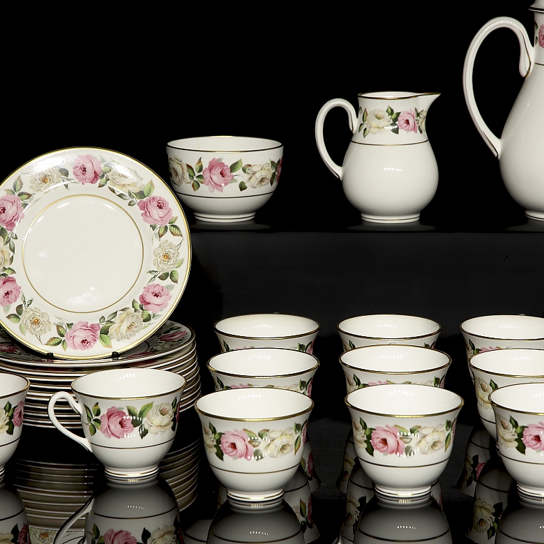 Tea and coffee set, Royal Worcester, 20th century - 2
