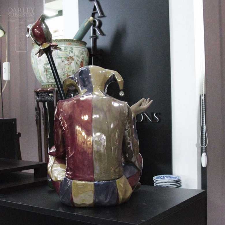 Figura de porcelana  arlequín Nadal, - 6