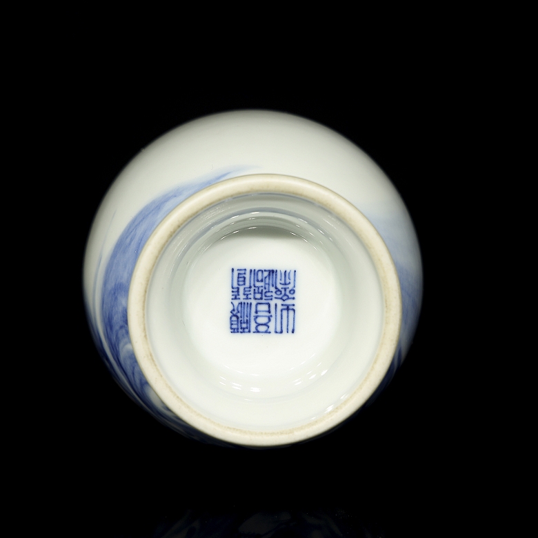 Jarrón de porcelana esmaltada 