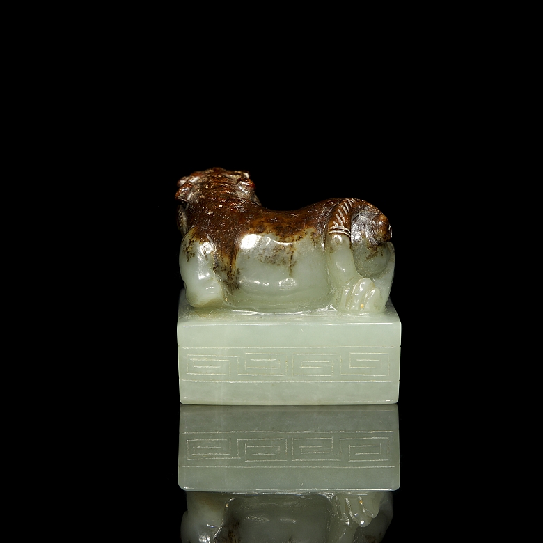 Sello de jade amarillo 