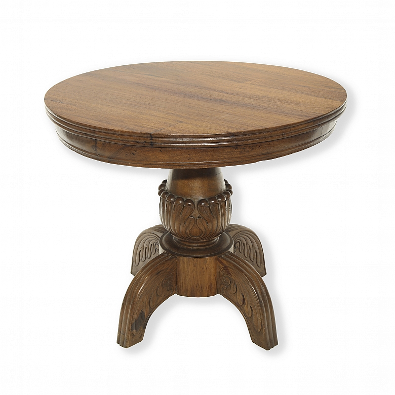 Carved wooden side table, 20th century - 5