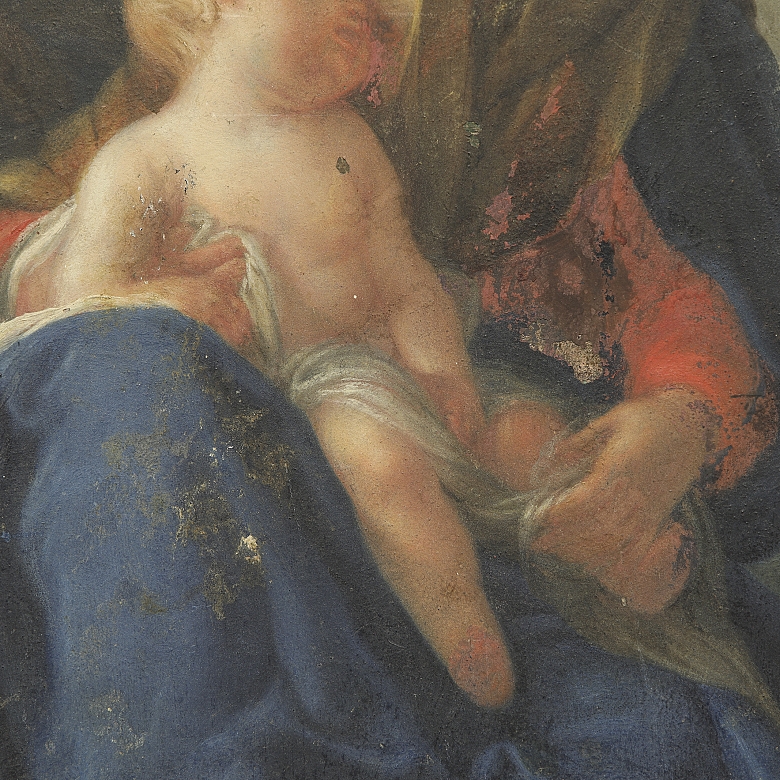 17th century Italian school “Madonna with child”