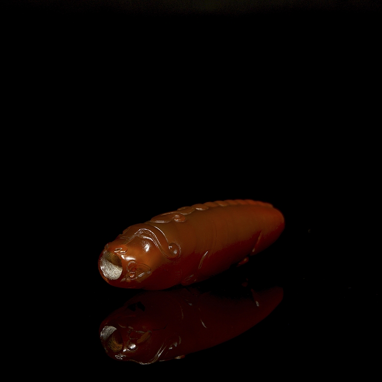 Cuenta de ágata roja 