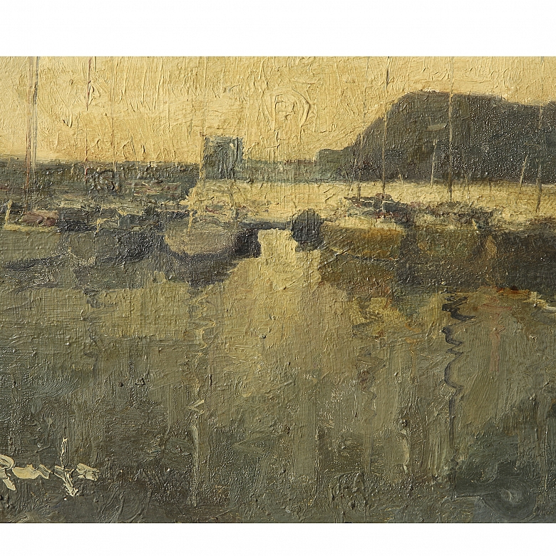 Ramón Poveda Ibars (1936) “Two landscapes” - 3