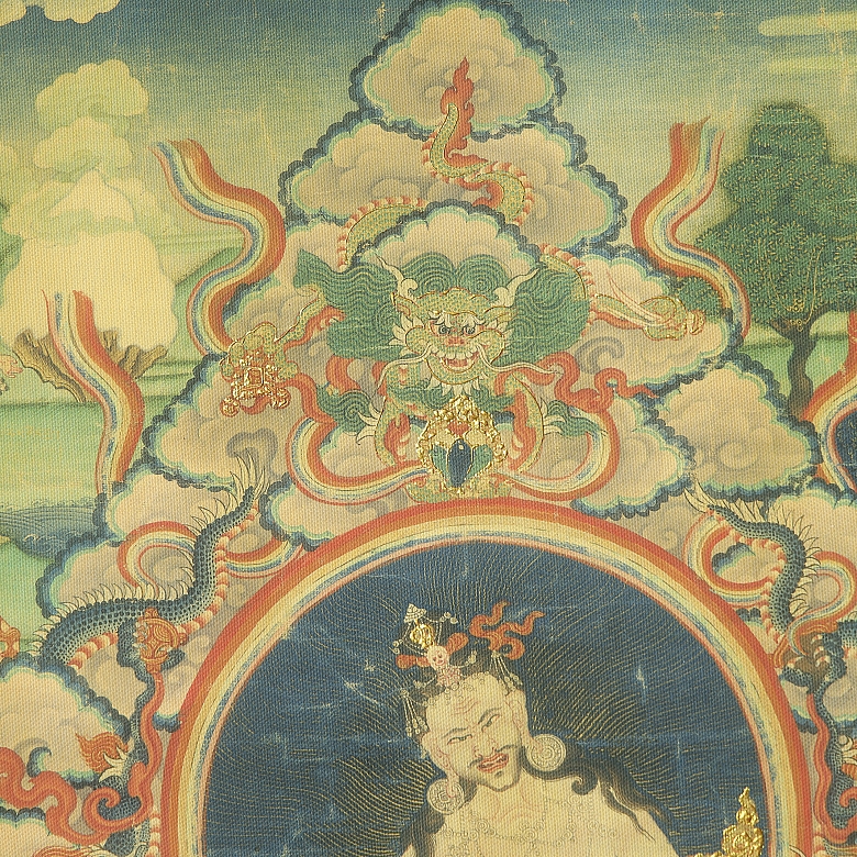 Tangka ‘Mahasiddha Nāropa’, 20th century
