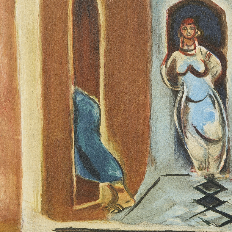 纳胡姆·古特曼（1898-1980）《邻里之战》Nahum Gutman