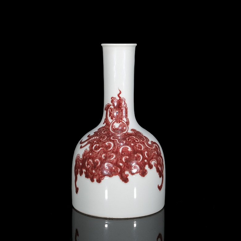 Jarrón de porcelana esmaltada 