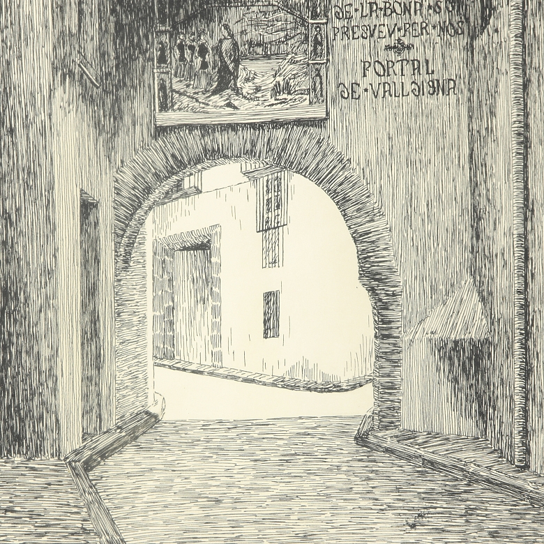 Josep Lacreu (20th century) ‘Portal de Valldigna’