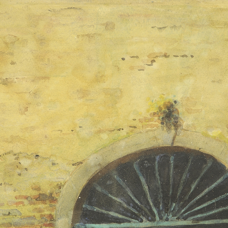 Italian School 19th - 20th century 'On the doorstep' - 4