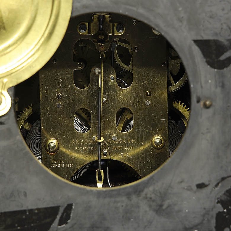 Reloj de sobremesa Ansonia Clock Company, fnn.s.XIX