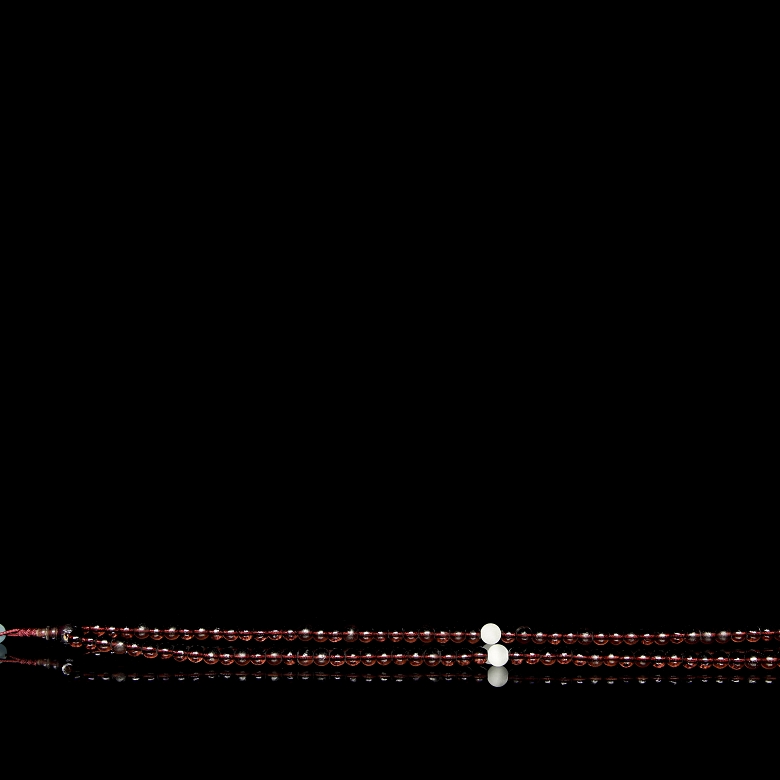 Mala necklace with 108 liuli beads, Qing dynasty - 2
