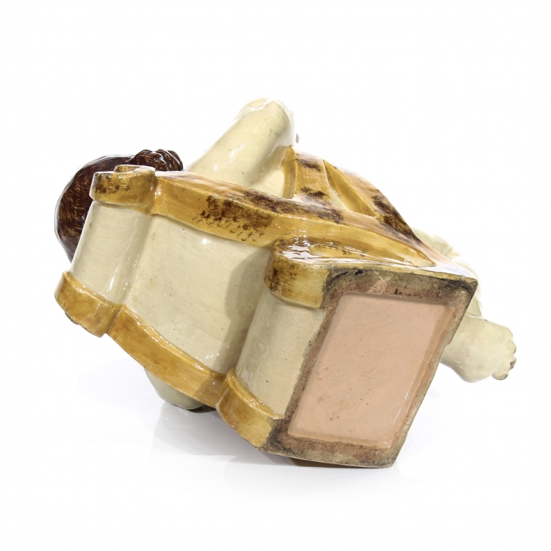 Botijo in glazed earthenware, Biar, 20th century - 3