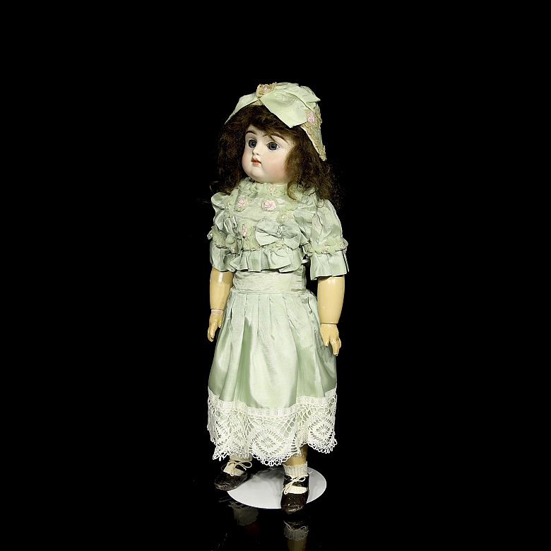Muñeca de porcelana, Francia, finales s.XIX