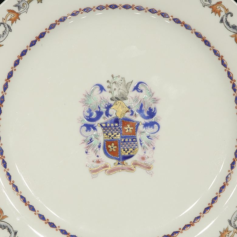 Plato de porcelana 