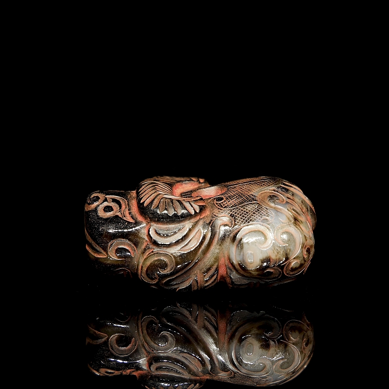 Colgante de ágata negra