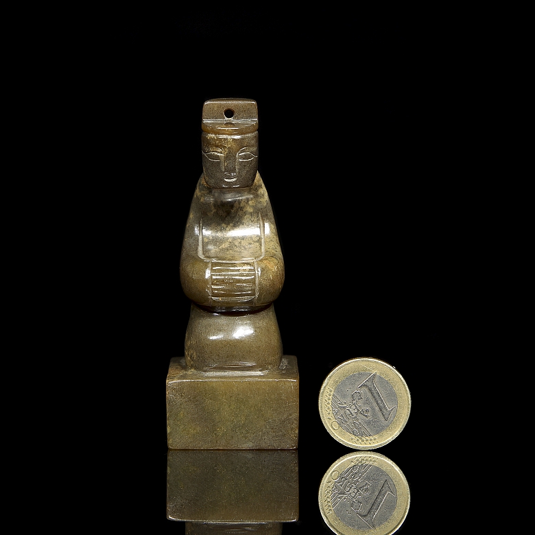 Sello de jade amarillo 