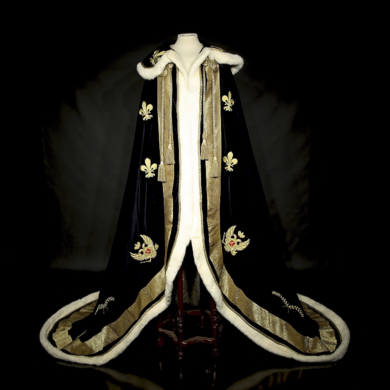 Ceremonial cloak with double-headed eagle, 20th century