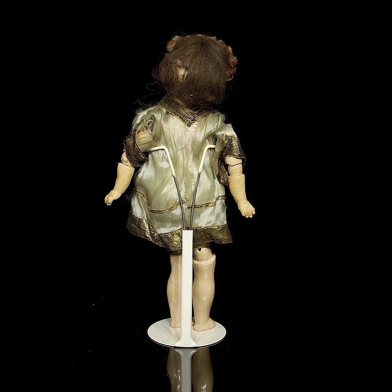 Muñeca de porcelana Armand Marseille, molde clásico 390, Alemania, c. 1910-1920