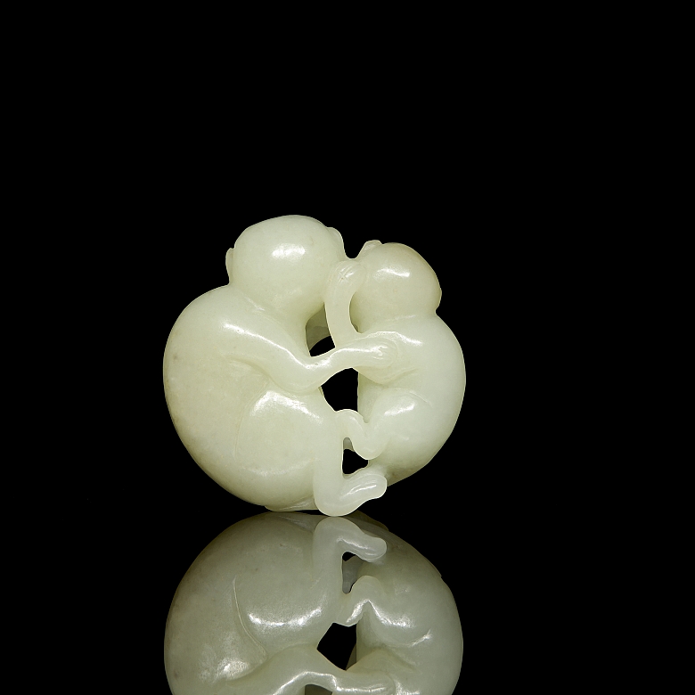 Figura de jade tallado