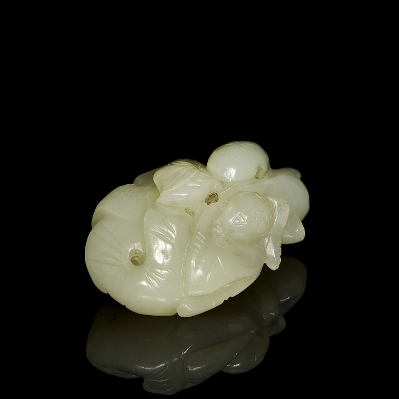 Colgante de jade blanco