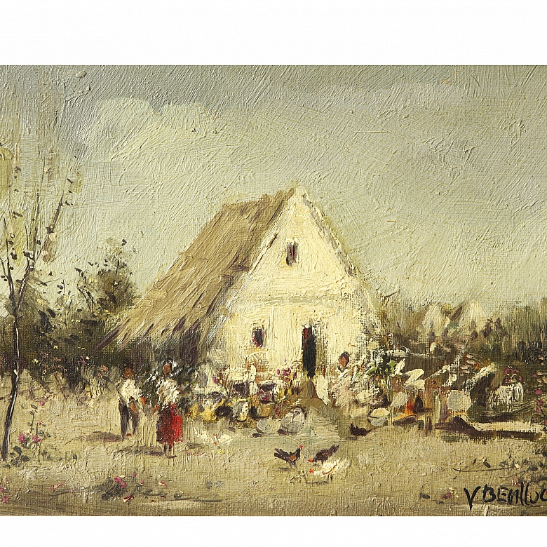 V. Benlloch (20th century) ‘Views of the hut’