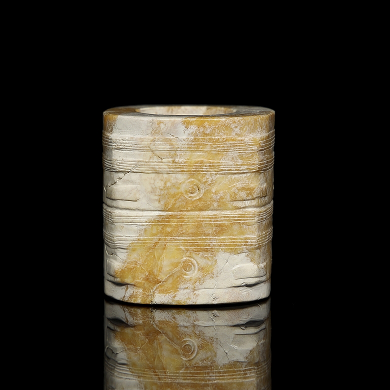 Colgante Cong de jade 