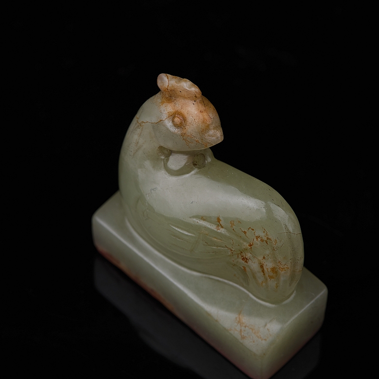 Sello de jade amarillo