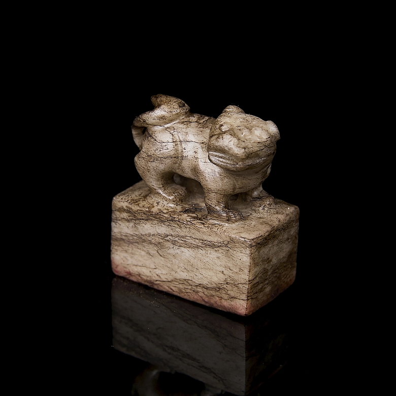 Jade seal ‘Auspicious Beast’, Ming dynasty
