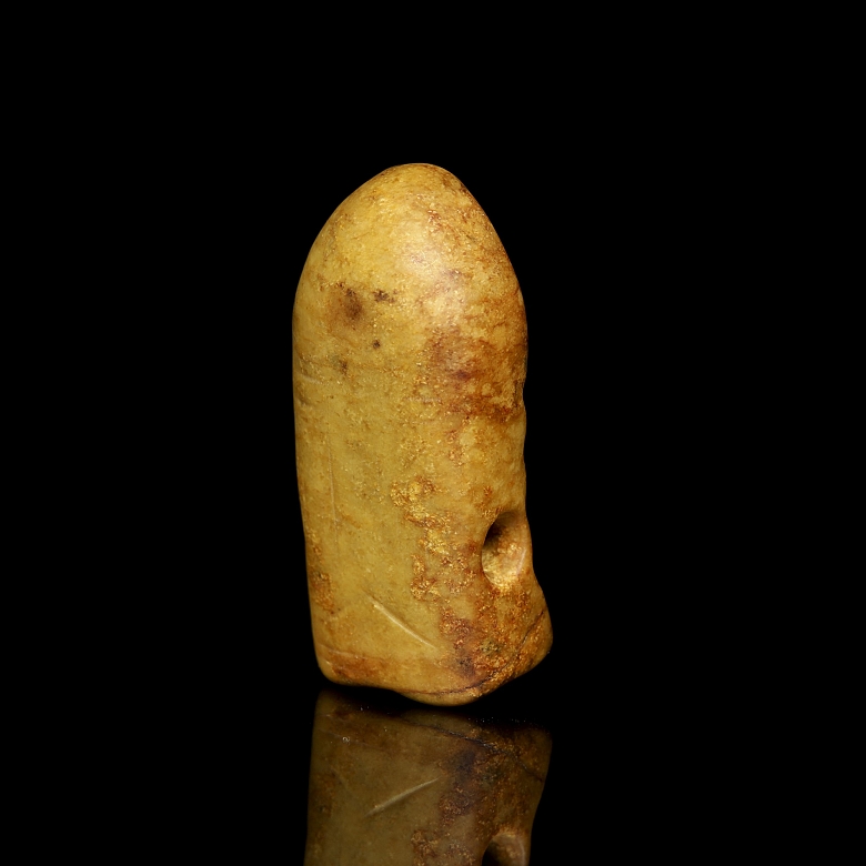 Colgante de jade, dinastía Qing