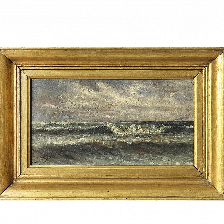 19th century Spanish school ‘Sea’