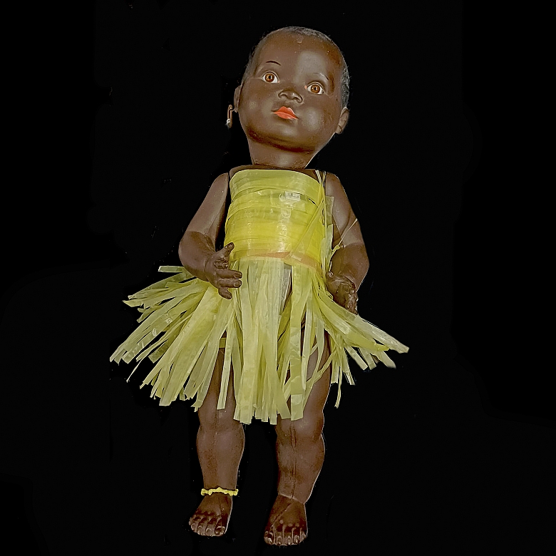Muñeca de celuloide Schildkröt, Alemania, c. 1930-1940