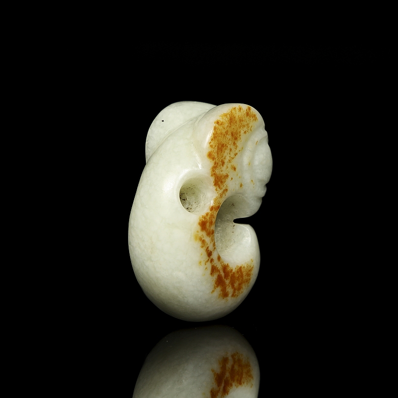 Colgante de jade blanco