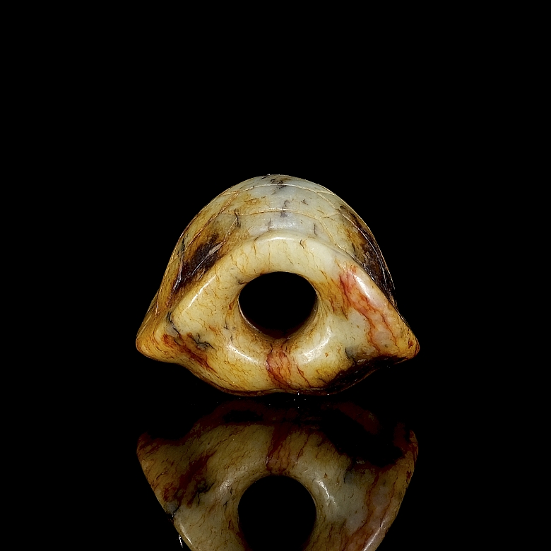 Jade pendant ‘Turtle shell’, Qing dynasty