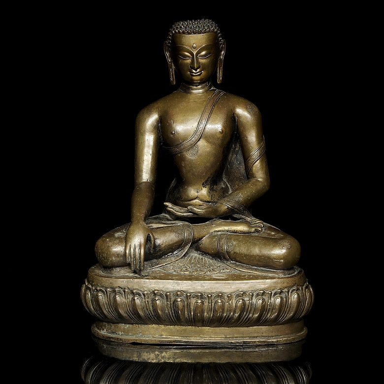 Figura de bronce