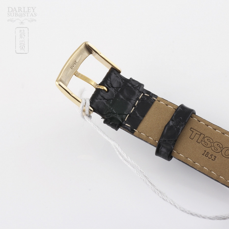 Reloj Tissot Oro 18kt y Piel caballero. - 1