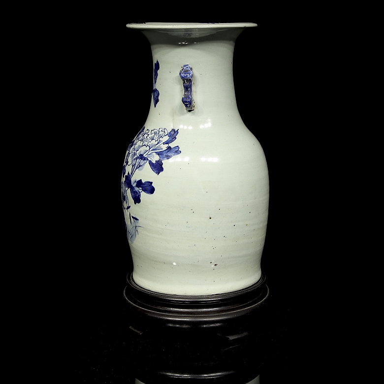 Jarrón de porcelana esmaltada