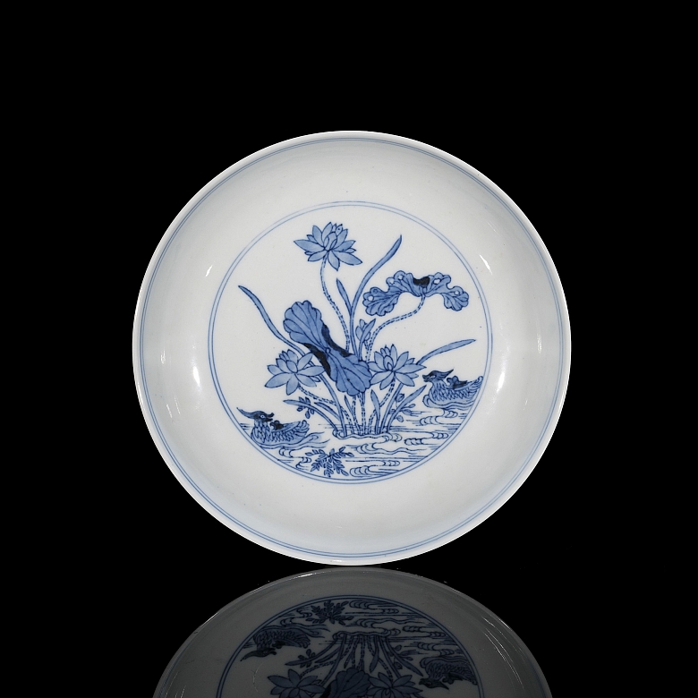 Plato de porcelana 