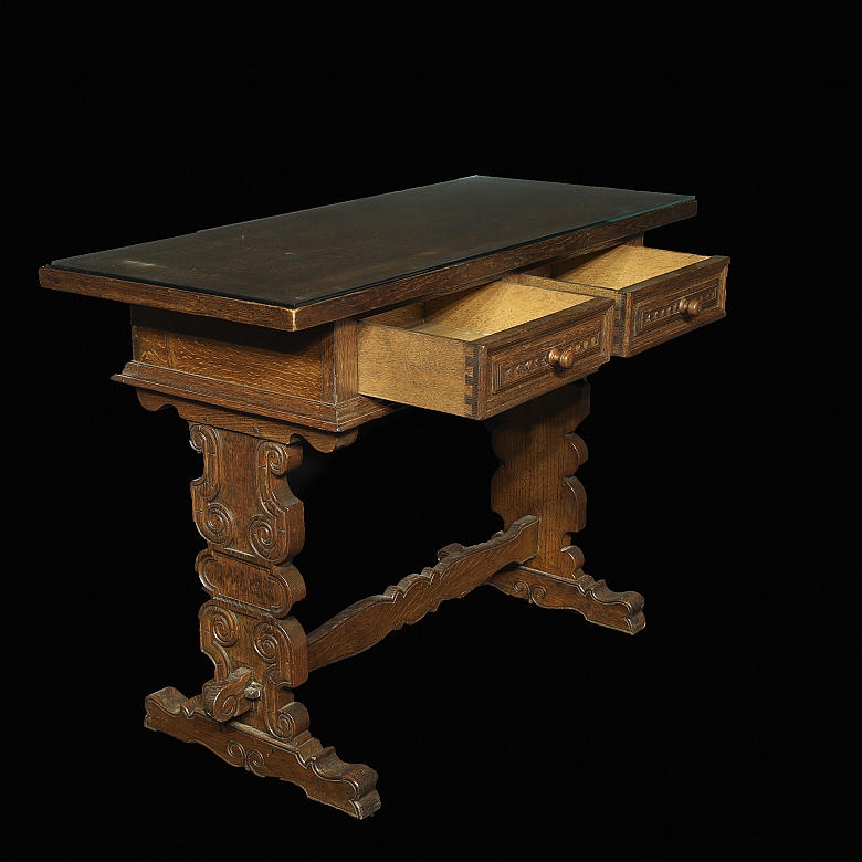 Mueble recibidor de madera, s.XX
