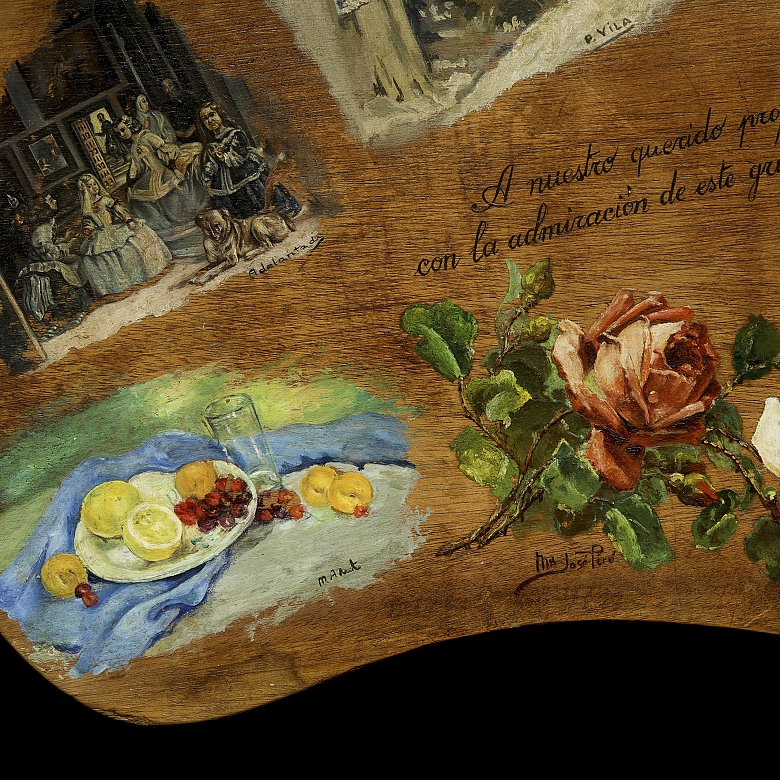 Paleta de pintor a