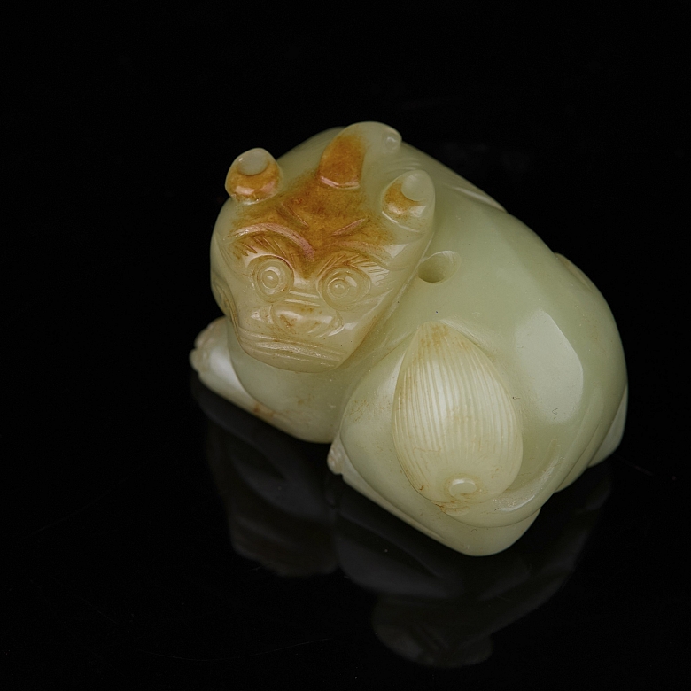 Colgante de jade amarillo