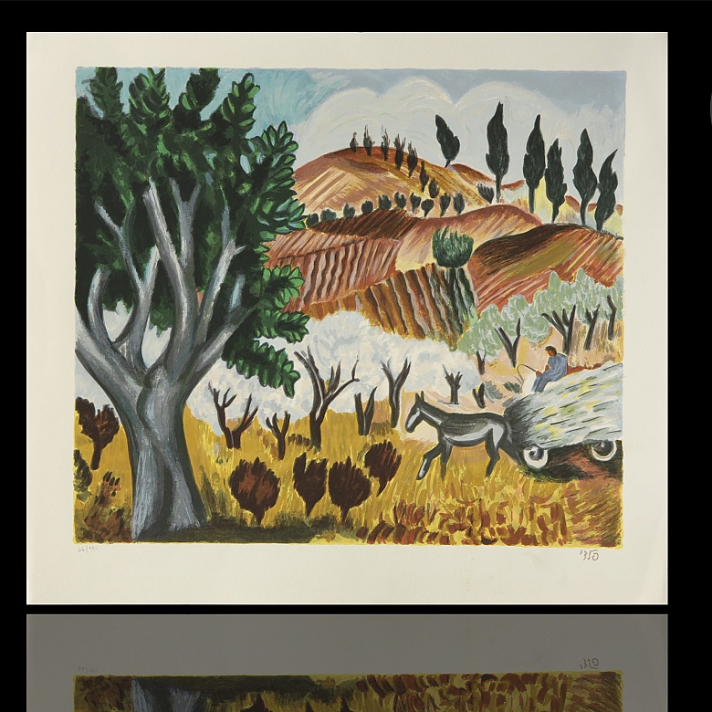 以色列·帕尔迪 Israel Paldi （1892-1979）《耶路撒冷风光》
