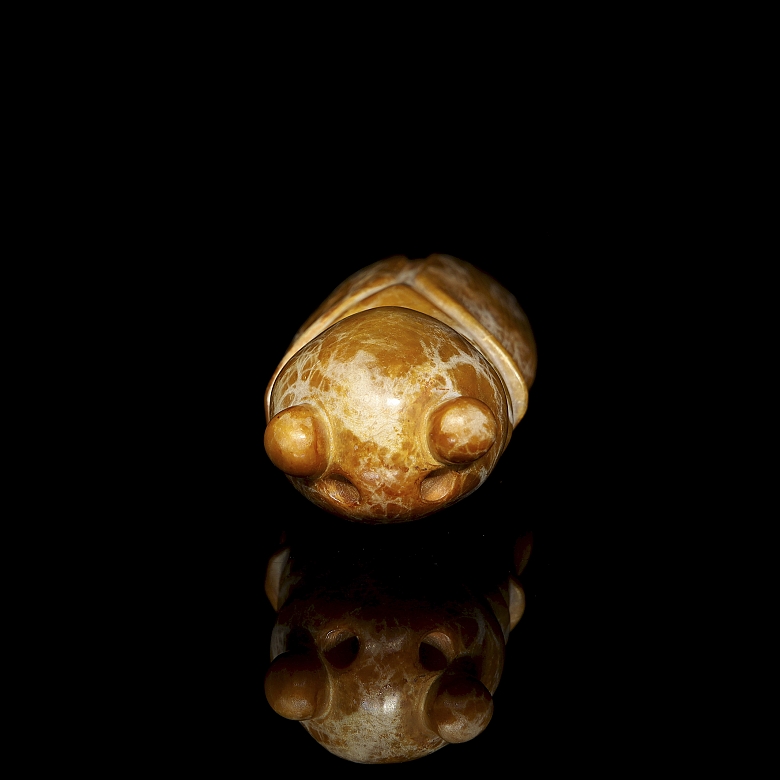 Figura de jade tallado 