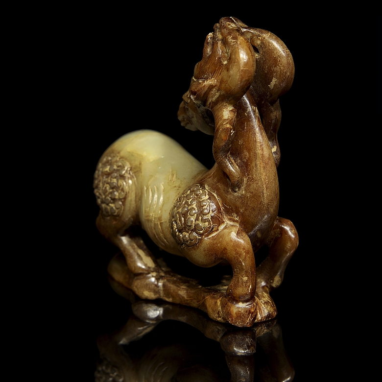 Figura de jade tallado 