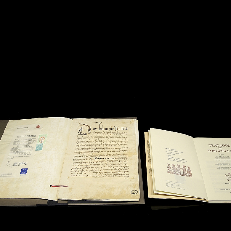 Facsimile ‘Treaty of Tordesillas’, 1990 - 2