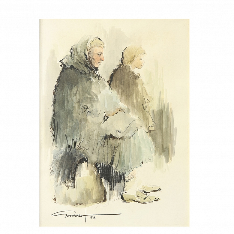 Rafael Garrich (1930–1994) ‘Young and Old Womens,’ 1983