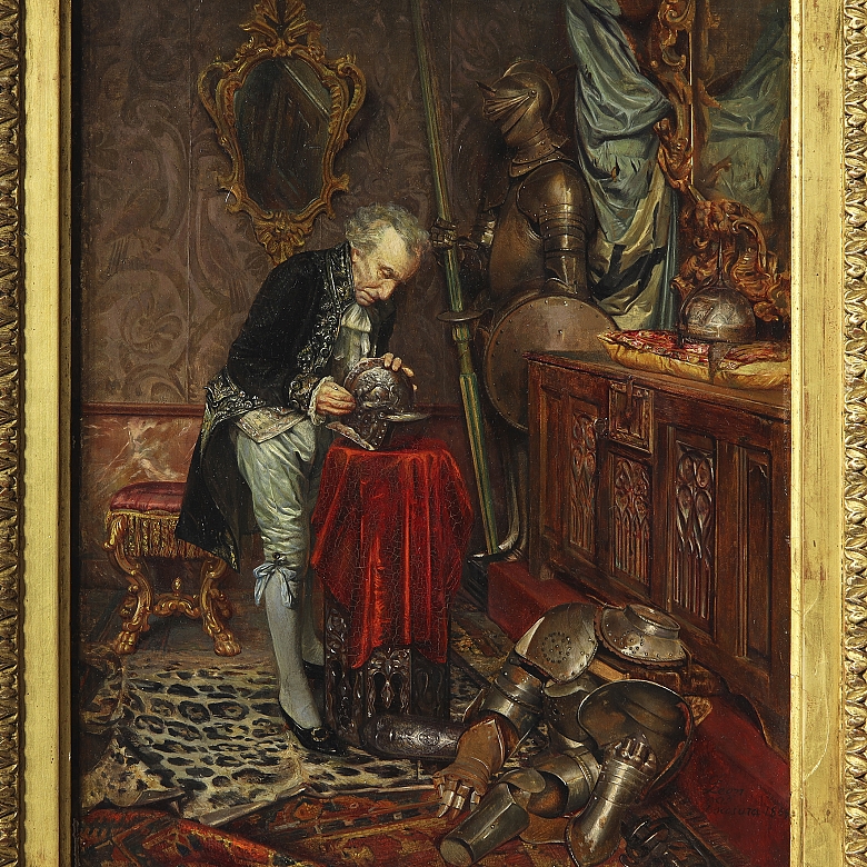 Ignacio de León y Escosura (1834–1901) ‘The Restorer’, 1869