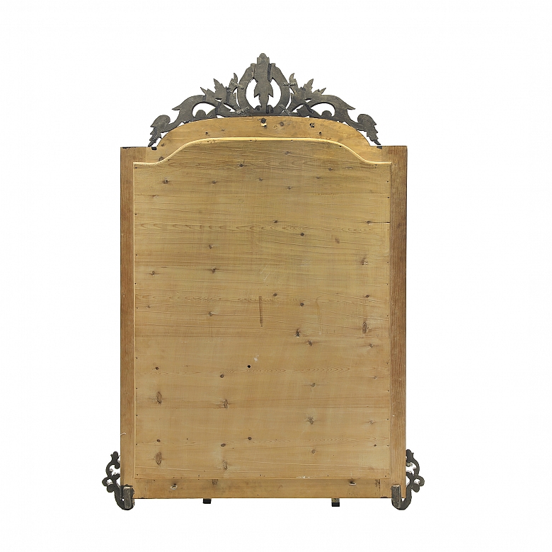 Elizabethan-style console table and mirror set, 20th century - 9