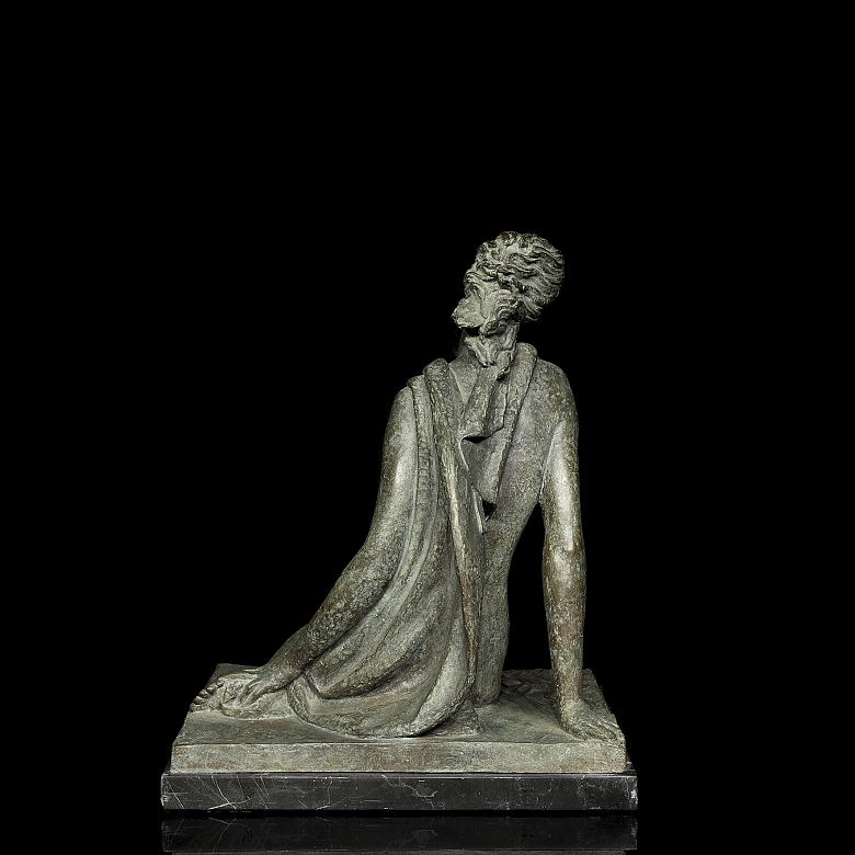 Juan de Avalos (1911–2006) ‘Lady Seated by the Pond’ - 2