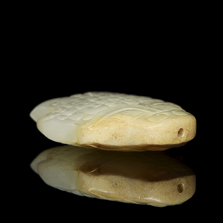 Carved jade figure ‘Ram’, Han dynasty