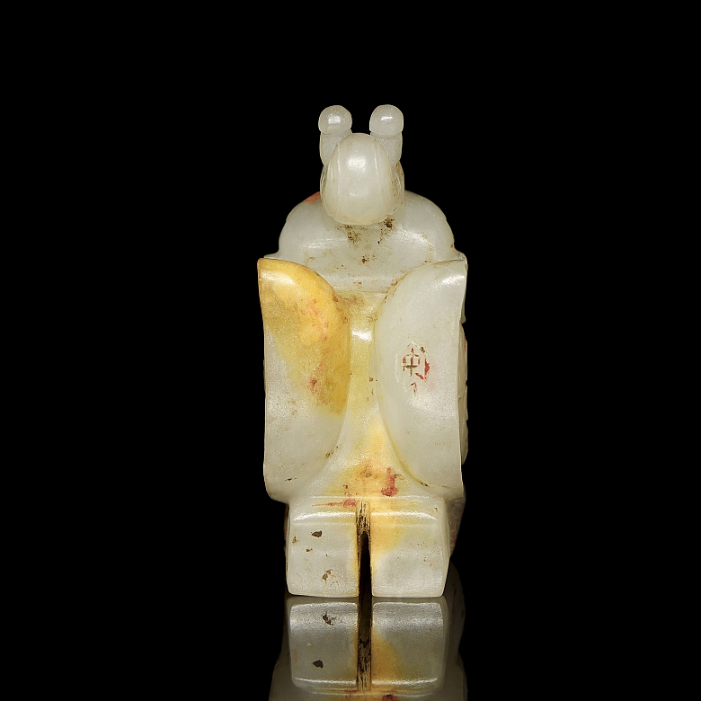 Figura de jade tallado 